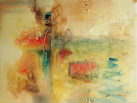 Abstract Color oil painting